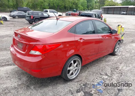 2013 Hyundai Accent Gls из США, поврежденный, VIN KMHCT4AEXDU306364
